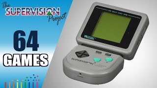 The Watara SuperVision Project  All 64 SuperVision games  Every game USEUJP [upl. by Anilek820]