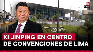 APEC Perú 2024 presidente de China Xi Jinping ya llegó al Centro de Convenciones de Lima [upl. by Rayham]