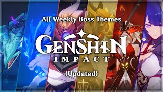 All Weekly Boss Battle Themes — Genshin Impact OST 25 [upl. by Stoffel]