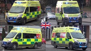 NEW West Midlands Ambulances responding with siren and lights [upl. by Irmgard]