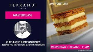 Live Demonstration Millefeuille with Chef JeanPhilippe Garrigues EN [upl. by Amby]