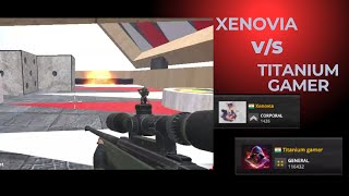 Combat Reloaded PvP Xenovia Vs Titanium Gamer  AWM Sniper PvP [upl. by Enila]