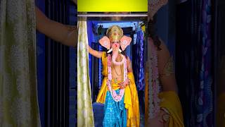 जिस घर में नारी का सम्मान नहीं उस घर में गणेश नहीं आते 🙏🌸 bappa ganesh shiv youtubeshorts [upl. by Adialeda]