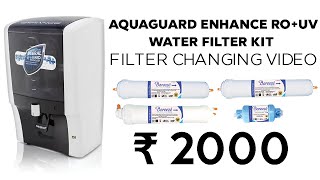 Self Service Assistance Video Aquaguard Enhance ROUVUFRO  UVRO Water Purifier from Aqua Product [upl. by Nageet]