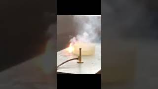 Reaction of Sodium Metal with Water💥🧪⚗️💀experiment scienceandfun science experiment sodiummetal [upl. by Suolekcin]