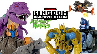 Transformers Kingdom Netflix Beast Wars Terrorsaur Tigatron Optimus Primal トランスフォーマー 變形金剛 [upl. by Delainey]