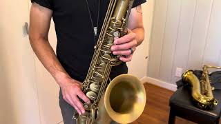 Selmer Reference 54 Tenor Saxophone Demo wwwdcsaxcom [upl. by Traggat146]