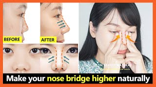 5 Best steps How to lift your nose bridge higher get perfect nose without surgery [upl. by Eolande577]