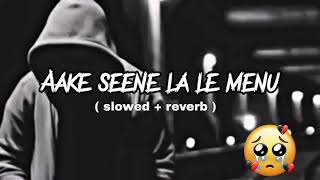 Aake Seene La Le Menu   SlowedReverb   New Trending Song  Ajeet Lofi World🎯 [upl. by Favrot]