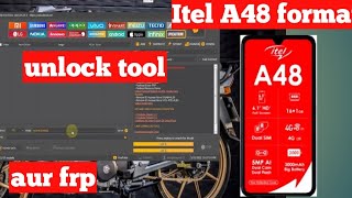 Itel A48 Pattern Lock  Frp Remove With Unlock Tool ✅ [upl. by Alaik]