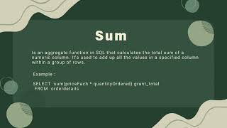 Topic  Aggregate Function By Long Taimeng [upl. by Ayanej535]