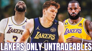 Lakers Only quotUntradeablesquot Are Dalton Knecht Lebron James amp Anthony Davis [upl. by Ahseya]