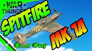 Spitfire MK 1a  War Thunder Spitfire 27 BR vs 2 BF 109s Exploiting Germans at High Alt [upl. by Eenattirb]