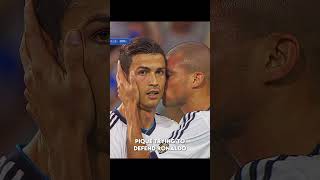 Piques SHOCKING Reaction to Ronaldos Skills [upl. by Enaid]