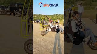 Paramotor Airsafari tandem flying booking open gurugram city sohna call 80598 61200 youtubeshorts 🪂 [upl. by Yerffoj631]