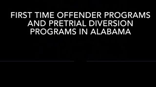 First Time Offender programs and Pretrial Diversion programs in Madison County Alabama [upl. by Adaiha]