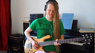 King Gizzard amp The Lizard Wizard  Minimum Brain Size Bass Cover  Tabs in description [upl. by Idnod482]