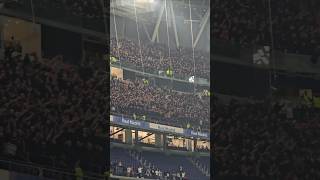 Curva Sud Milano canta i cori a Madrid tifosi ultras [upl. by Choong]