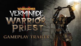 Warhammer Vermintide 2  Warrior Priest  Gameplay Trailer [upl. by Shama309]