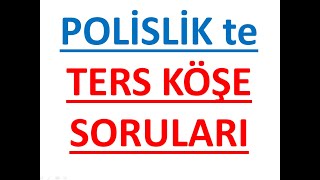 POLİSLİK MÜLAKATIN DA EN ÇOK SORULAN TERS KÖŞE SORULARI27 DÖNEM POMEM ÖRNEK MÜLAKAT SORULARI [upl. by Bennet379]