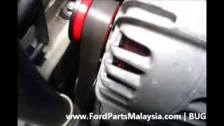 Ford Fiesta Alternator Decoupler Pulley VS Stock Solid Pulley [upl. by Safko]