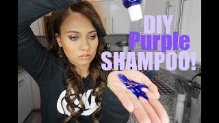 DIY PURPLE SHAMPOO  GIVEAWAY  Brittney Gray [upl. by Marilou]