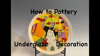 How to Pottery Underglaze Decoration [upl. by Fital645]