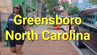 Greensboro NC Downtown Walk [upl. by Liatris]