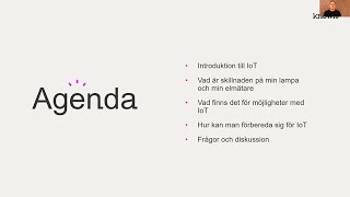 Inspelat webbinarium Hur IoT stödjer det smarta samhället SWE [upl. by Joses]