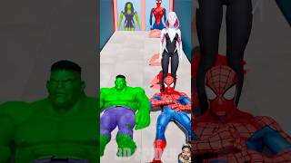 Kiss Run Spiderman vs Hulk In Barry Prison gta spiderman short youtubeshorts [upl. by Zipah]