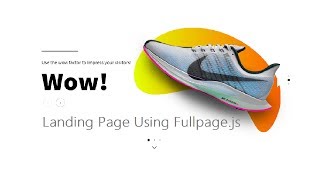 FullPagejs  Easily Scrolling Landing Pages [upl. by Norrv]