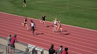 Mary Beth Sant Price 100m Olympic Qual Lakewood Invite [upl. by Ajram]