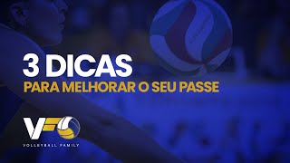 3 dicas para melhorar o seu passe no voleibol [upl. by Nidnarb]