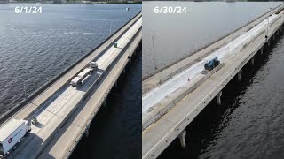 The Caloosahatchee River Bridge is on schedule to reopen on schedule FDOT shares updates [upl. by Delora]