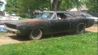 1968 Dodge Charger RT First Drive in 25 years Part 1 [upl. by Einnad]