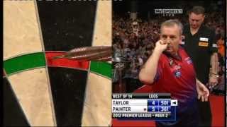 9 Darter Phil Taylor vs Kevin Painter  2012 in Aberdeen [upl. by Belva800]