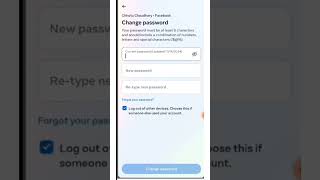 Facebook Account ka Password Chenge kere  how to chaneg Facebook Password [upl. by Ellerred]