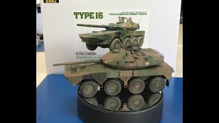 Building the New Tamiya 135 Type 16 JGSDF vehicle [upl. by Ornstead]