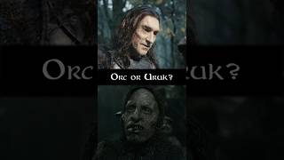 Orcs vs Uruks  Whats the Difference ringsofpower lordoftherings lotr ringsofpowerseason2 [upl. by Kurtzman114]