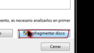 COMO DESFRAGMENTAR EL DISCO DURO WINDOWS 7 BIEN EXPLICADO [upl. by Cass256]