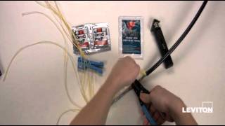 How to Terminate Leviton FanOut Kit [upl. by Einad]