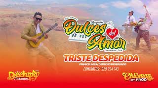 DULCES DEL AMOR  TRISTE DESPEDIDA  PRIMICIA 2025  Dechipa Records [upl. by Cnahc612]