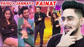 Fainat Latest Moments Reaction  mr faisu and jannat zubair kkk12 [upl. by Issac]