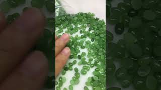 natural nephrite jade oval cabs [upl. by Senecal]