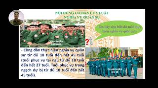 GDQPAN 11BÀI 2 LUẬT NVQSTiết 2 [upl. by Pohsib]