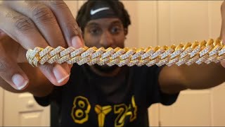 🤯😱SPENT 200 ON CERNUCCI CUBAN LINK CHAIN  UNBOXING amp REVIEW W 3 DIFFERENT LIGHTINGS😱🤯 [upl. by Alimak]