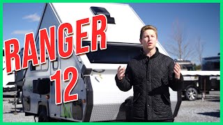 AYYliner 2024 Aliner Ranger 12 A Frame Travel Trailer Tour w Justin Shanholtzer  Beckleys RVs [upl. by Hofstetter]