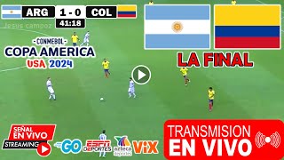 🔴 En Vivo Argentina vs Colombia La Final Copa América 2024 en vivo hoy Donde ver resumen 2024 [upl. by Thunell393]