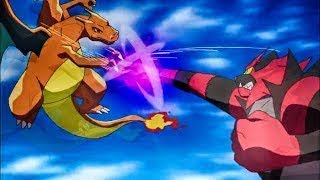 Ash Ketchum Vs Cross Ending battle Charizard Incineroar Charmeleon [upl. by Atews]