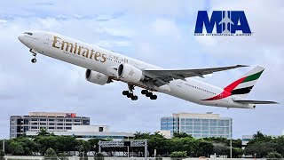 Epic Departures from Miami International Airport – Watch Planes Take Offmiamiairport aviation [upl. by Yelnoc]